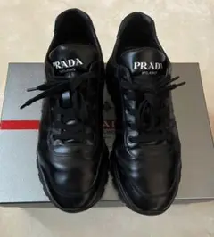 PRADA レザースニーカー 革