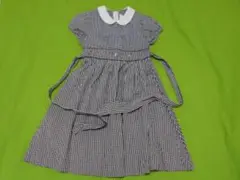 女児 Petite Fleur プチフルールギンガムチェック ワンピース 140