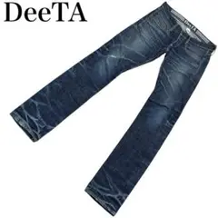 DeeTA DOUGLAS LOOSE SKINNY 立体加工　デニムパンツ