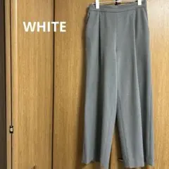 THE SUIT COMPANY グレー ワイドパンツ 38