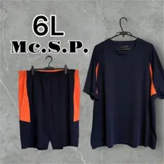 6L Mc.S.P. 大きいサイズ.半袖ジャージ上下/セットアップ/ハーフパンツ
