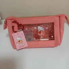 サンリオ　キティ　窓開あき　ペンサイズポーチ　 筆箱　新品