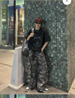 即日発送 未使用 yolo 迷彩柄ルーズパンツ KM0006 即納】迷彩柄ルーズパンツ KM0006 – YOLO（ヨロ）｜ファッション通販