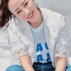 【美品】Les Petits Basics VACANCES Tシャツ　白