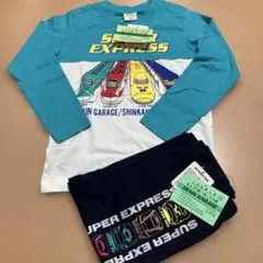 SUPER EXPRESS 新幹線長袖カットソー とパンツのセット　120