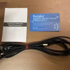 4k Lightning to HDMI 変換ケーブル 設定不要