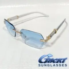 GACKT■サングラス■リムレス■ブルー■グラデーション■未使用品⑳