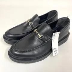 GU 新品　リアルレザー　ビットローファー　28cm