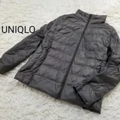 UNIQLOレディースXLウルトラライトダウンジャケット濃茶