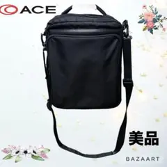 ACE エース 2WAYショルダーバッグ ハンドバッグ 黒 ブラック 美品