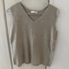 FREES MART ノースリーブ Vネック トップス