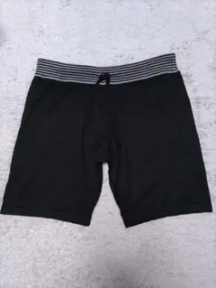 美品　ジョンスメドレー　コットン　ニット　イージー　ショートパンツ　黒