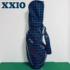 美品 XXIO ゼクシオ ゴルフ キャディバッグ メンズ チェック柄