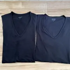 HEATTECH 2枚セット　ブラック ショートスリーブ Tシャツ M