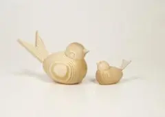 サマーセール　北欧スウェーデン　木製バード オブジェ ラッセントレ