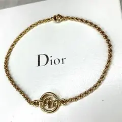 極美品 Dior クリスチャンディオール ロゴ ブレスレット ヴィンテージ