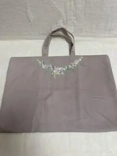 coco chic 花柄　刺繍レッスンバッグ