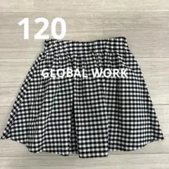 GLOBAL WORK 【グローバルワーク】 チェック柄 フレアスカート120