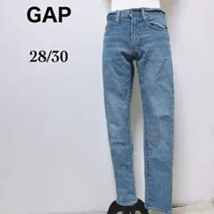 【ギャップ】ウォッシュレス スリムテーパー デニムパンツ ジーンズ
