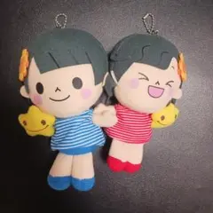 星たべよ　まーちゃんおーちゃん　ぬいぐるみ2体セット