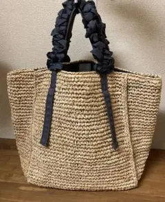 ラドロー かごバッグ トートバッグ グレー