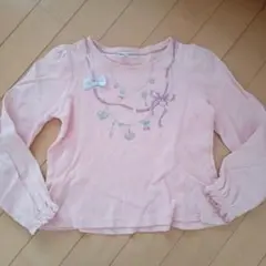 anyFAM ネックレス チャーム付き ロンT 長袖 カットソー