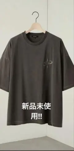 【新品未使用】ピグメントTシャツ Mサイズ　ブラック系