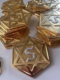 SE研究所 セリストン パワーメタル コイン ヘキサゴン 金属製 6枚セット SE研究所 セリストン パワーメタル コイン ヘキサゴン 金属製 6