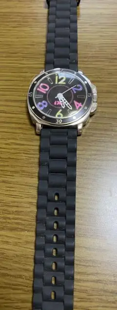 Ｊ−AXIS 腕時計 レディース　カラフルラバーウォッチ