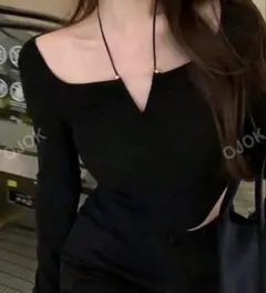 SHEIN 長袖 クロップド丈