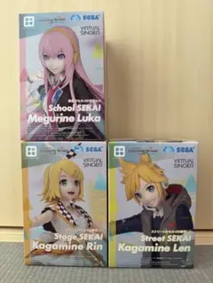 バーチャルシンガー フィギュア　3体セット