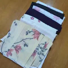 サービス品　夏の着物　単衣　絽　７枚まとめ売り　素材色々