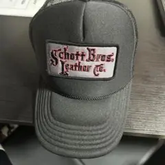 Schott Bros. Leather Co. トラッカーキャップ 黒