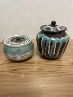 古丹波　白釉流しうるか壺 古丹波 白釉流しうるか壺