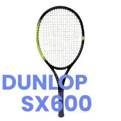 【極美品】数回使用のみ ダンロップ SX600 テニスラケット グリップ2 ダンロップ SX 600 DS22204 [イエロー×ブラック] (テニス
