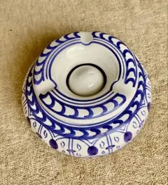 スペイン　灰皿　手描き　陶器