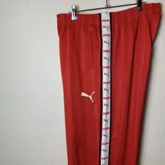 PUMA トレーニングパンツ レッド L 古着