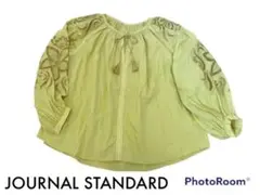 【JOURNAL STANDARD】ジャーナルスタンダード レース ブラウス 黄