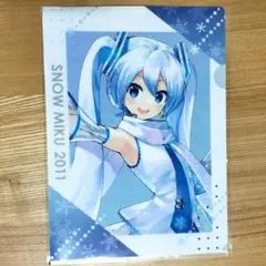 雪ミク クリアファイル&ステッカー 一番くじ 初音ミク【新品未開封】
