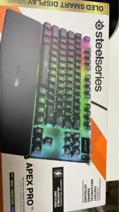 SteelSeries Apex Pro 有線 RGBキーボード