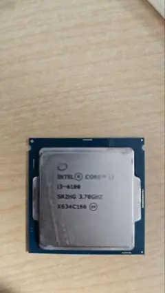 動作品 Intel Core i3-6100 CPU