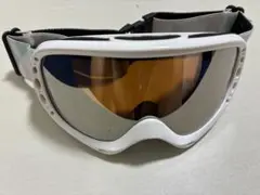 ホワイト スノーゴーグル