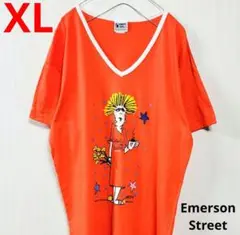 エマーソンストリート　ナイトシャツ　Tシャツ　オレンジ　XL相当　匿名配送