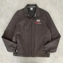 NIKE ナイキ コットン ジップアップ ブルゾン/M/グレー