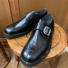 【美品】Hush Puppies コインローファー（25）スウェード　革靴 Hush Puppies(ハッシュパピー) / コインローファー/25.5cm/BLK