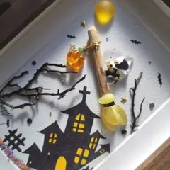 シーグラスアート『 .。.:*ハロウィン.。.:*☆』
