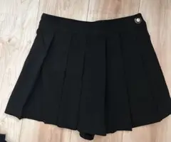ZARA プリーツキュロットスカート ボタン付き