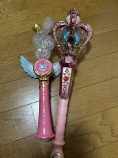 中国 魔法少女おもちゃ ステッキ2本