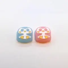 (B30)switchスティックカバー★ペンギン★可愛いラメ入り・2個セット
