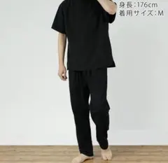 グンゼ　BODY WILD ストレッチパンツ　ブラック